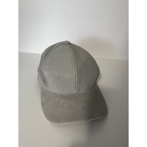 Emstate by Winner Caps Men's Light Grey Suede Leather Baseball Cap One Size - Picture 3 of 9